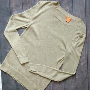 Joe Fresh | Long Sleeve Gold Sparkly Top